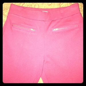 Boutique burgundy dress pant, super cute skinny. M